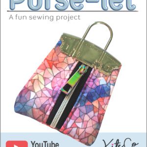 Mini Pouch Sewing Pattern โ Easy Lined Pouch PDF with Video Tutorial